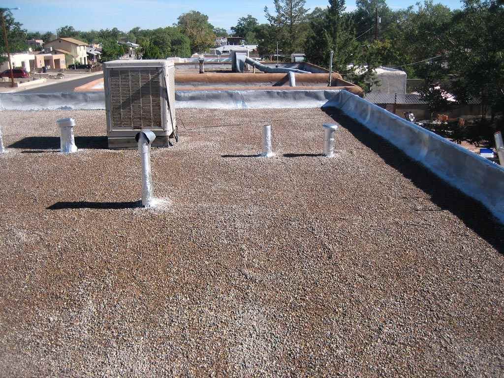 gravel roof covering